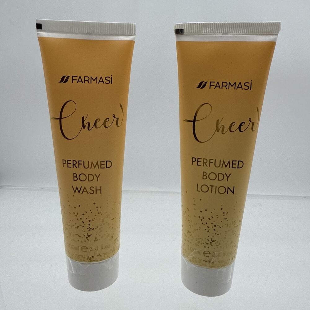 Farmasi Cheer 2 Piece Perfumed Body Wash and Lotion 3.4 oz